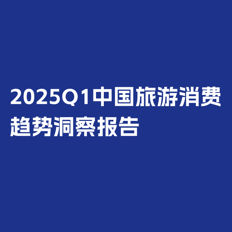 《2025Q1中国旅游消费趋势洞察报告》