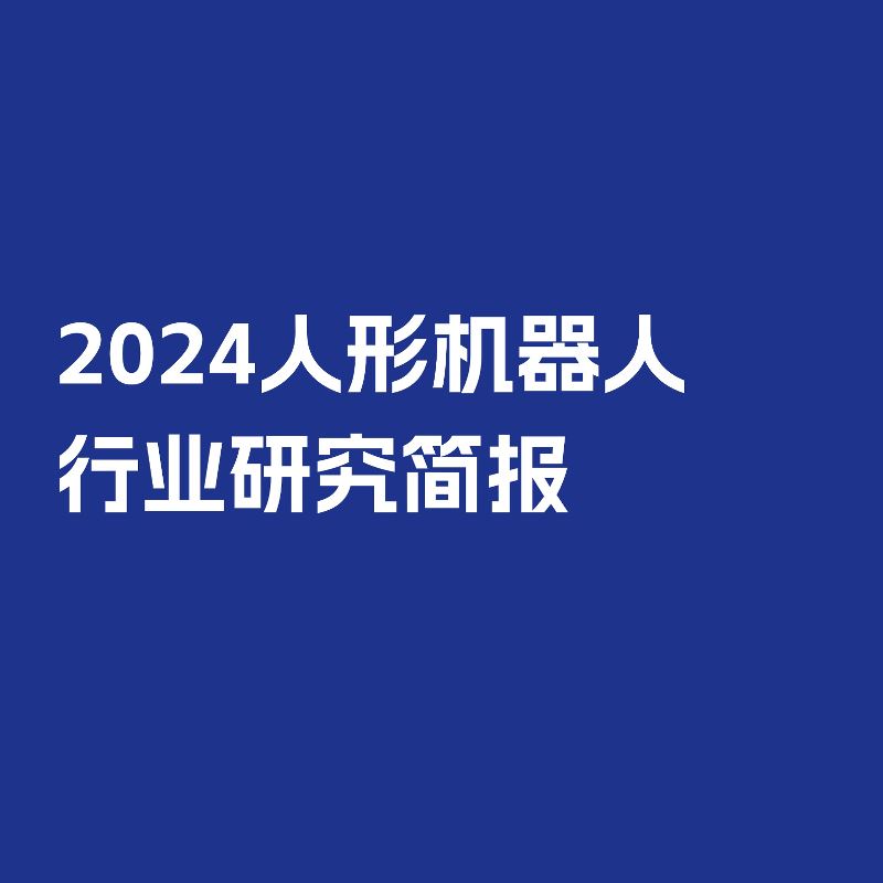 《【洞见研报】2024人形机器人行业研究简报》