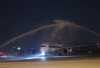 新加坡航空正式开通杭州至新加坡往返航线