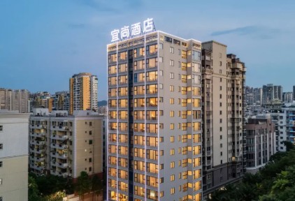 宜尚酒店梧州店暑期连满20天,综合服务评分近满分